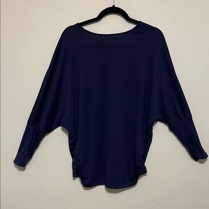Elegant Navy Blue Women's Top